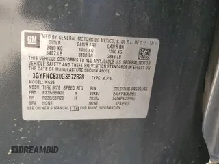 2016 Cadillac SRX Performance Collection z VIN 3GYFNCE30GS572828, wystawiony jako Copart lot #55176485 z przebiegiem 108 767 mil mil oraz Szkoda całkowita • Salvage title. Historia ofert i sprzedaży dostępna na DreamBid. Obrazek 12.