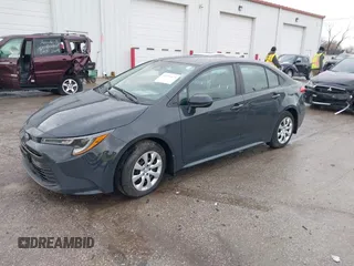 2025 Toyota Corolla LE with VIN 5YFB4MDE4SP233768, listed as a IAAI auction lot 41724474 with 6,079 mi miles. Bid and sale history available at carsss.com. Image 2.