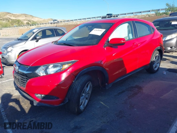 2016 Honda HR-V EX with VIN 3CZRU5H58GM735965, listed as a IAAI auction lot 41848080 with 60,387 mi miles. Bid and sale history available at carsss.com. Image 17.