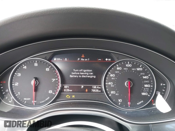 2016 Audi A6 Premium Plus with VIN WAUFGAFC8GN086598, listed as a IAAI auction lot 42347449 with 79,535 mi miles and . Bid and sale history available at DreamBid. Image 7.