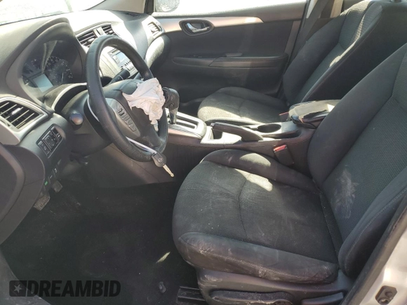 2016 Nissan Sentra SV with VIN 3N1AB7AP5GY247617, listed as a Copart auction lot 46270395 with 233,523 mi miles and Salvage Title. Bid and sale history available at DreamBid. Image 7.