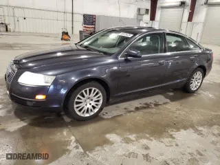2006 Audi A6 3.2L with VIN WAUDH74FX6N104618, listed as a Copart auction lot 50978425 with 204,849 mi miles and Salvage Title. Bid and sale history available at carsss.com. Image 1.