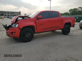 2020 Chevrolet Colorado 2WD LT z VIN 1GCGSCENXL1128209, wystawiony jako Copart lot #55229605 z przebiegiem 44 248 mil mil oraz Szkoda całkowita • Salvage title. Historia ofert i sprzedaży dostępna na DreamBid. Obrazek 1.
