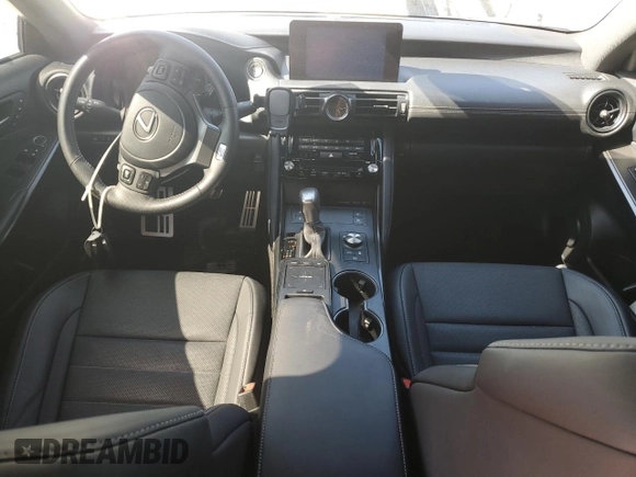 2023 Lexus IS with VIN JTHGZ1B22P5067851, listed as a Copart auction lot 53022815 with 42,662 mi miles and Salvage Title. Bid and sale history available at carsss.com. Image 8.