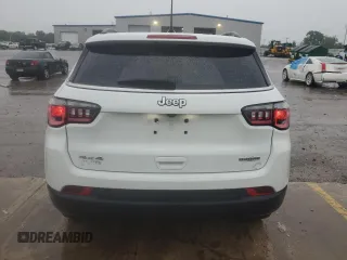 2023 Jeep Compass Latitude with VIN 3C4NJDBN4PT512845, listed as a Copart auction lot 55153135 with 52,410 mi miles and Salvage title. Bid and sale history available at DreamBid. Image 6.