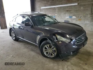 2011 Infiniti FX with VIN JN8AS1MW9BM733523, listed as a Copart auction lot 56670815 with 105,195 mi miles and Salvage title. Bid and sale history available at DreamBid. Image 4.