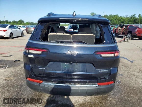 2023 Jeep Grand Cherokee Limited z VIN 1C4RJKBG4P8898687, wystawiony jako Copart lot #57346475 z przebiegiem 28 431 mil mil oraz Szkoda całkowita • Salvage title. Historia ofert i sprzedaży dostępna na DreamBid. Obrazek 6.