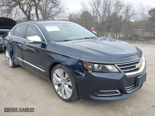 2015 Chevrolet Impala LTZ with VIN 2G1165S36F9149382, listed as a IAAI auction lot 41481211 with 195,516 mi miles. Bid and sale history available at carsss.com. Image 1.
