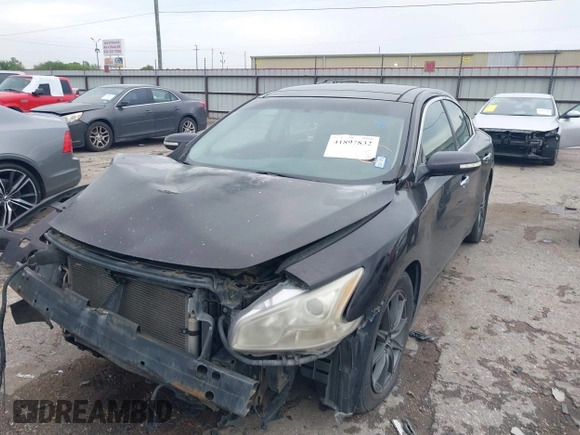 2011 Nissan Maxima 3.5 SV with VIN 1N4AA5AP1BC833842, listed as a IAAI auction lot 41897832 with 261,943 mi miles. Bid and sale history available at carsss.com. Image 2.