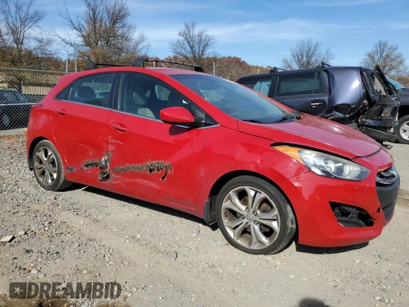 2013 Hyundai Elantra GT with VIN KMHD35LE0DU071495, listed as a Copart auction lot 79549484 with 126,213 mi miles and Clean Title. Bid and sale history available at carsss.com. Image 4.