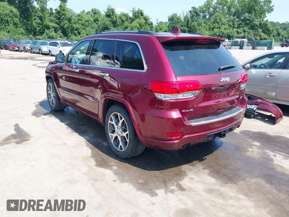 2019 Jeep Grand Cherokee High Altitude with VIN 1C4RJFCG3KC699948, listed as a IAAI auction lot 42681467 with 40,932 mi miles and . Bid and sale history available at DreamBid. Image 3.
