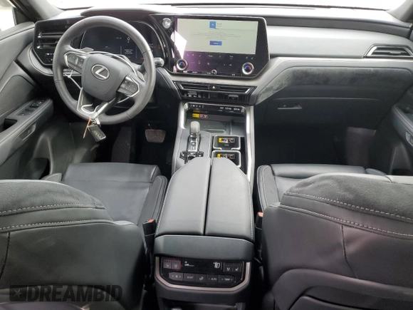 2024 Lexus TX with VIN 5TDAAAA67RS004597, listed as a Copart auction lot 89141225 with 6,382 mi miles and Salvage Title. Bid and sale history available at carsss.com. Image 8.