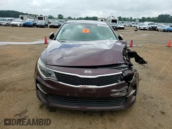 2017 Kia Optima LX with VIN 5XXGT4L32HG173242, listed as a Copart auction lot 56194635 with Not provided miles and Salvage title. Bid and sale history available at DreamBid. Image 13.