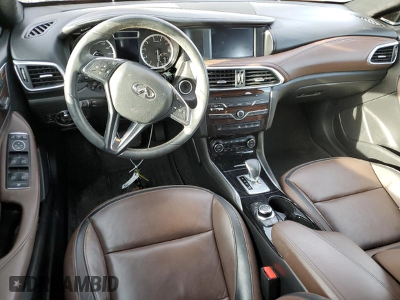 2018 Infiniti QX30 Luxury with VIN SJKCH5CR1JA044207, listed as a Copart auction lot 45310345 with Not provided miles and Salvage title. Bid and sale history available at DreamBid. Image 8.