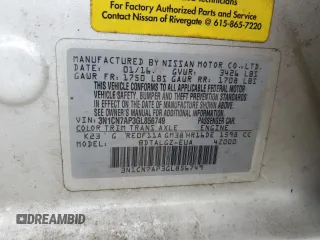 2016 Nissan Versa SV with VIN 3N1CN7AP3GL856749, listed as a Copart auction lot 70014214 with 84,975 mi miles and Salvage Title. Bid and sale history available at DreamBid. Image 13.