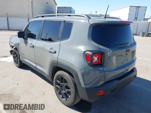 2020 Jeep Renegade Latitude with VIN ZACNJABB8LPL31928, listed as a IAAI auction lot 42478300 with 56,835 mi miles and . Bid and sale history available at DreamBid. Image 3.