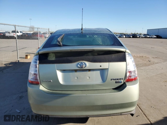 2007 Toyota Prius with VIN JTDKB20U473211468, listed as a Copart auction lot 50010765 with 134,566 mi miles and Salvage Title. Bid and sale history available at carsss.com. Image 6.