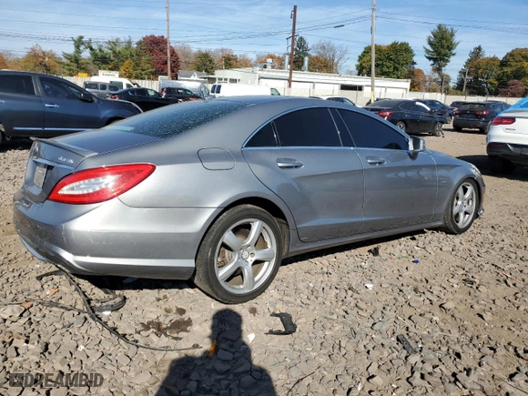 2012 Mercedes-Benz CLS-Class CLS 550 with VIN WDDLJ9BB5CA037174, listed as a Copart auction lot 78229364 with 93,919 mi miles and Salvage Title. Bid and sale history available at carsss.com. Image 3.