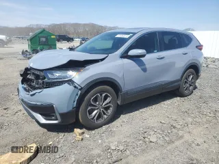 2021 Honda CR-V EX-L with VIN 2HKRW2H82MH625603, listed as a Copart auction lot 51992075 with 32,482 mi miles and Salvage Title. Bid and sale history available at DreamBid. Image 1.