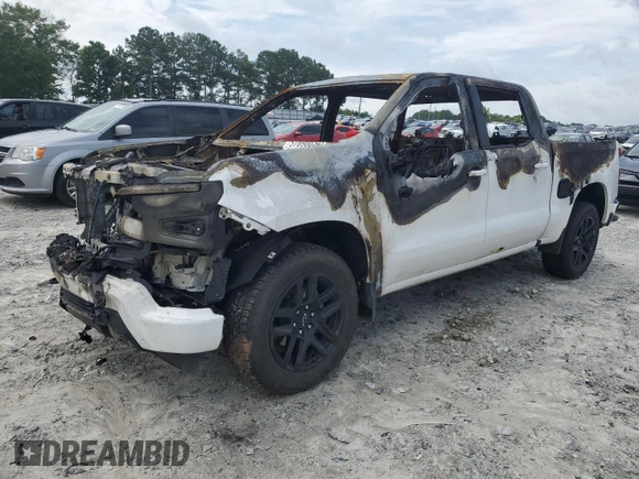 2023 Chevrolet Silverado 1500 RST with VIN 1GCUDEE84PZ165282, listed as a Copart auction lot 57696654 with Not Provided miles and Non Repairable. Bid and sale history available at DreamBid. Image 1.