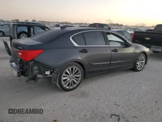2016 Acura RLX Tech Pkg with VIN JH4KC1F52GC000193, listed as a Copart auction lot 77544644 with 182,894 mi miles and Salvage Title. Bid and sale history available at carsss.com. Image 3.