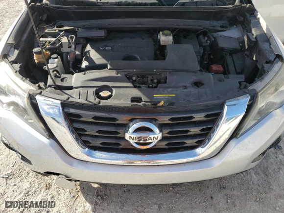 2017 Nissan Pathfinder SL with VIN 5N1DR2MN2HC652634, listed as a Copart auction lot 45129865 with 91,521 mi miles and Salvage Title. Bid and sale history available at carsss.com. Image 12.