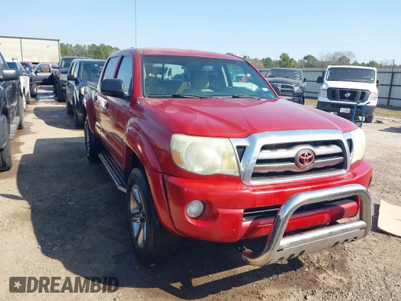2009 Toyota Tacoma PreRunner with VIN 3TMJU62N69M086123, listed as a IAAI auction lot 41693360 with 221,033 mi miles. Bid and sale history available at carsss.com. Image 1.