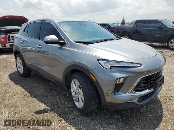 2024 Buick Encore GX Preferred with VIN KL4AMCSL7RB216859, listed as a Copart auction lot 53822495 with 23,712 mi miles and Salvage title. Bid and sale history available at DreamBid. Image 4.