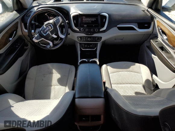 2020 GMC Terrain SLE with VIN 3GKALTEV2LL301902, listed as a Copart auction lot 47677615 with 117,068 mi miles and Salvage Title. Bid and sale history available at DreamBid. Image 8.