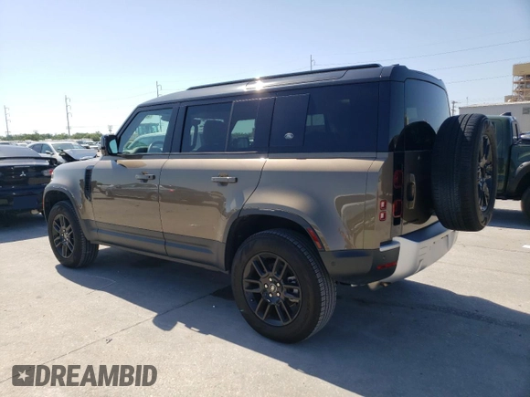 2024 Land Rover Defender S with VIN SALEJ7EX7R2287641, listed as a Copart auction lot 52123665 with 2,358 mi miles and Salvage title. Bid and sale history available at DreamBid. Image 2.
