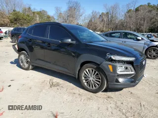 2019 Hyundai Kona SEL with VIN KM8K22AA0KU353612, listed as a Copart auction lot 45549715 with 59,064 mi miles and Salvage Title. Bid and sale history available at DreamBid. Image 4.
