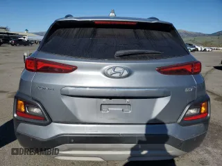 2021 Hyundai Kona Ultimate with VIN KM8K53A52MU679799, listed as a Copart auction lot 46955995 with 0 mi miles and Salvage Title. Bid and sale history available at carsss.com. Image 6.