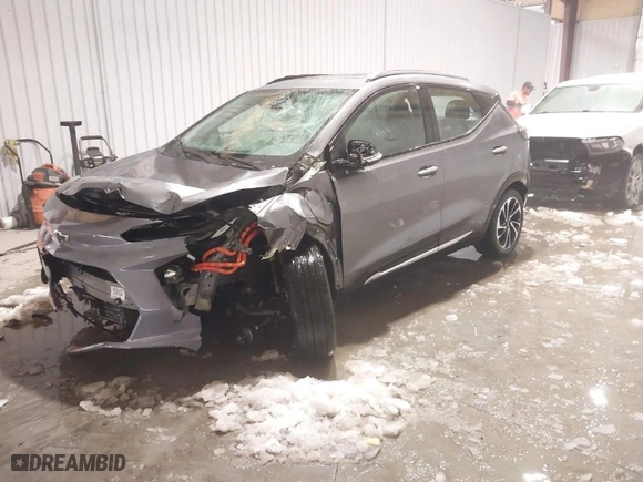 2023 Chevrolet Bolt EUV Premier with VIN 1G1FZ6S09P4192188, listed as a IAAI auction lot 41312136 with 20,401 mi miles. Bid and sale history available at carsss.com. Image 2.