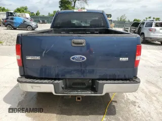 2005 Ford F-150 XLT with VIN 1FTPX145X5FA92244, listed as a Copart auction lot 61569865 with 184,219 mi miles and Salvage title. Bid and sale history available at DreamBid. Image 6.
