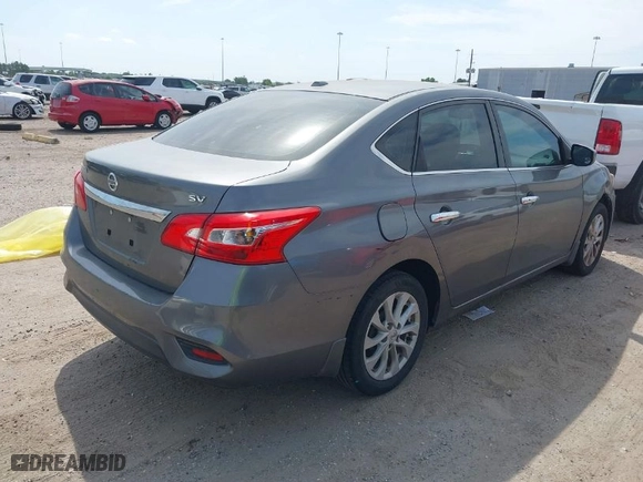2019 Nissan Sentra S with VIN 3N1AB7AP5KY377048, listed as a IAAI auction lot 42066141 with 158,989 mi miles. Bid and sale history available at carsss.com. Image 4.