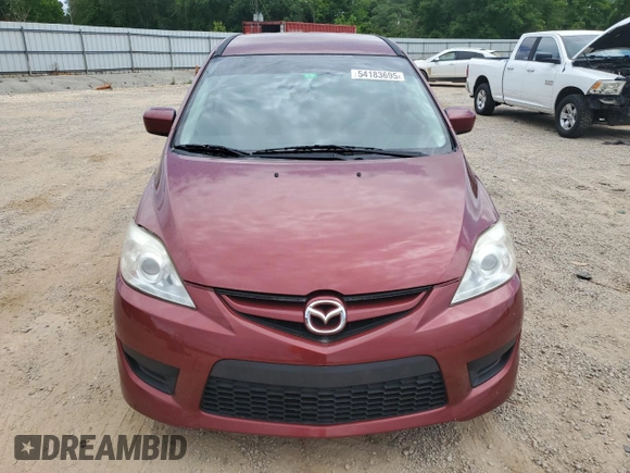 2008 Mazda 5 Sport with VIN JM1CR293180320922, listed as a Copart auction lot 54183695 with 206,823 mi miles and Salvage title. Bid and sale history available at DreamBid. Image 5.