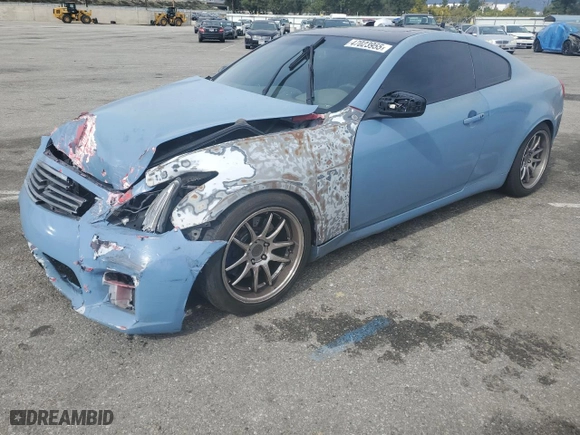 2009 Infiniti G37 Coupe Journey with VIN JNKCV64E99M606103, listed as a Copart auction lot 47023955 with 179,633 mi miles and Salvage Title. Bid and sale history available at carsss.com. Image 1.
