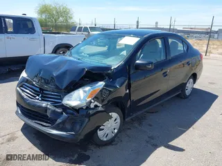 2019 Mitsubishi Mirage G4 ES with VIN ML32F3FJ3KHF18896, listed as a IAAI auction lot 41885886 with 32,481 mi miles. Bid and sale history available at carsss.com. Image 2.