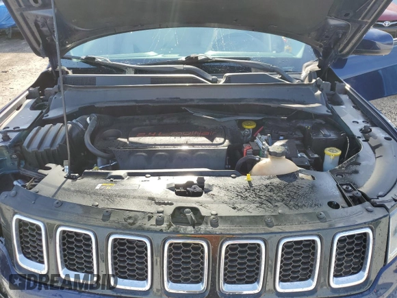 2018 Jeep Compass Latitude with VIN 3C4NJCBB5JT125048, listed as a Copart auction lot 54933965 with 82,266 mi miles and Salvage Title. Bid and sale history available at DreamBid. Image 12.