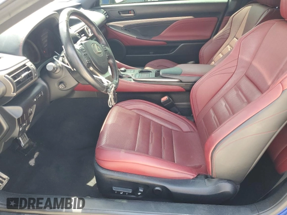 2016 Lexus RC 300 F Sport with VIN JTHSM5BCXG5002318, listed as a Copart auction lot 56561735 with 127,717 mi miles and Salvage title. Bid and sale history available at DreamBid. Image 7.