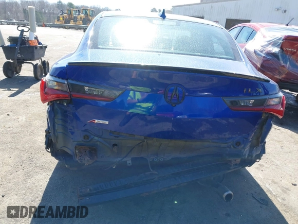 2019 Acura ILX w/Premium/A-Spec Pkg with VIN 19UDE2F80KA001840, listed as a IAAI auction lot 41838274 with 55,480 mi miles. Bid and sale history available at carsss.com. Image 6.