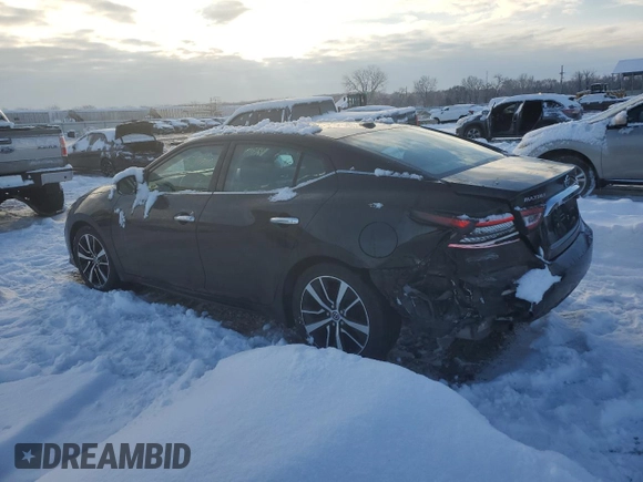 2021 Nissan Maxima SV with VIN 1N4AA6CV6MC512190, listed as a Copart auction lot 88101805 with 49,276 mi miles and Salvage title. Bid and sale history available at DreamBid. Image 2.