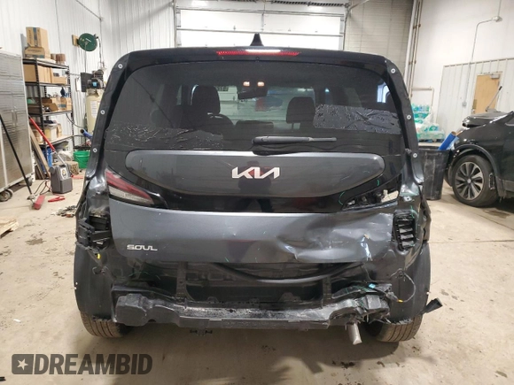 2023 Kia Soul S with VIN KNDJ23AU6P7878163, listed as a Copart auction lot 87233114 with 11,572 mi miles and Salvage Title. Bid and sale history available at carsss.com. Image 6.