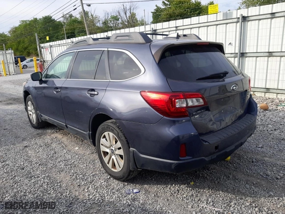 2017 Subaru Outback Premium with VIN 4S4BSACC9H3316582, listed as a Copart auction lot 70048534 with 100,401 mi miles and Salvage Title. Bid and sale history available at carsss.com. Image 2.