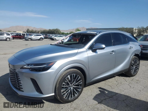2024 Lexus RX 350 z VIN JTJCHMAAXR2017181, wystawiony jako Copart lot #54021205 z przebiegiem 3 890 mil mil oraz Szkoda całkowita • Salvage title. Historia ofert i sprzedaży dostępna na DreamBid. Obrazek 1.