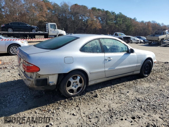 2001 Mercedes-Benz CLK 320/430 with VIN WDBLJ65G51F178728, listed as a Copart auction lot 85227504 with 206,248 mi miles and Salvage Title. Bid and sale history available at DreamBid. Image 3.