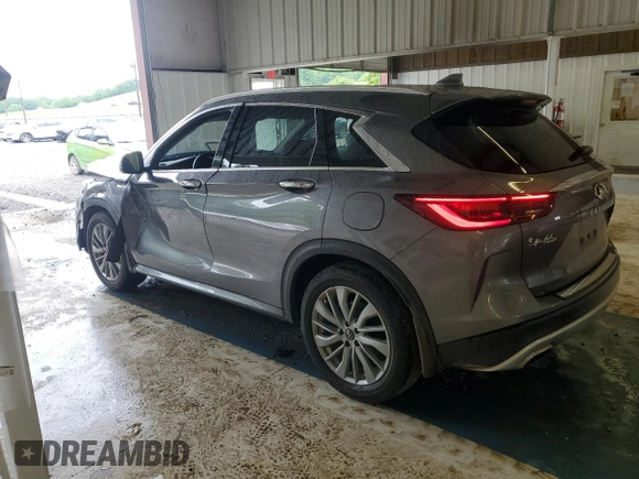 2023 Infiniti QX50 Luxe z VIN 3PCAJ5BA7PF103254, wystawiony jako Copart lot #54495665 z przebiegiem 51 514 mil mil oraz Szkoda całkowita • Salvage title. Historia ofert i sprzedaży dostępna na DreamBid. Obrazek 2.