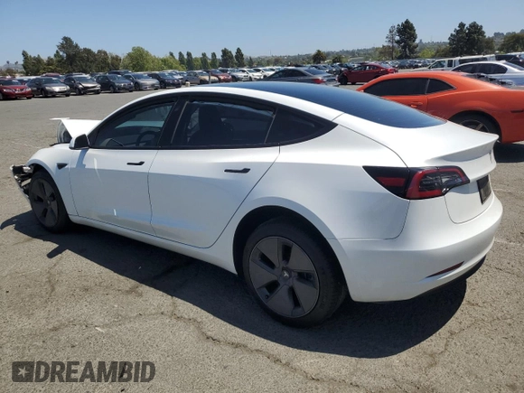 2023 Tesla Model 3 с VIN 5YJ3E1EA3PF575985, выставлен на аукционе Copart как лот 56001075 с пробегом 54 640 миль миль и Списание • Salvage title. История ставок и продаж доступна на DreamBid. Изображение 2.