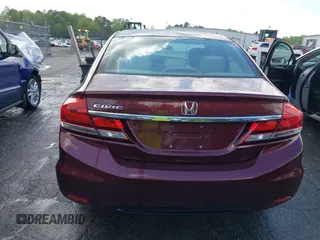 2013 Honda Civic LX with VIN 19XFB2F58DE224648, listed as a IAAI auction lot 41985106 with Not Provided miles and . Bid and sale history available at DreamBid. Image 16.
