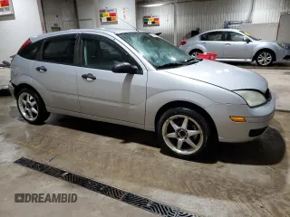 2007 Ford Focus S with VIN 1FAHP37N17W334021, listed as a Copart auction lot 47829725 with 187,745 mi miles and Salvage Title. Bid and sale history available at carsss.com. Image 4.